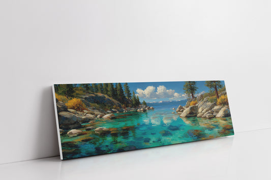 Crystal Waters Of The Mountain Shore