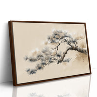 Pine Branch Bends To Morning Light