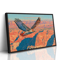 Red-Tail Over the Canyon