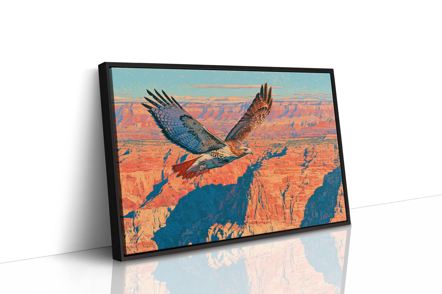 Red-Tail Over the Canyon