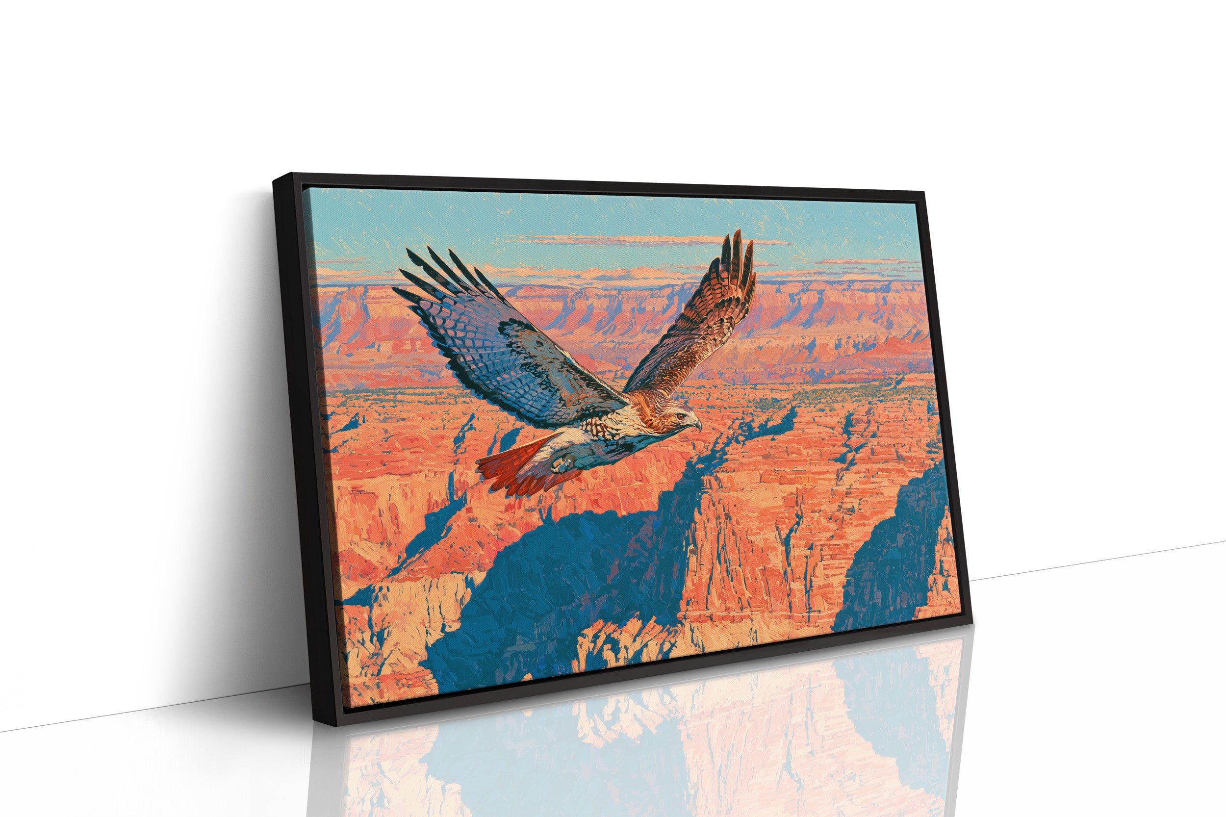 Red-Tail Over the Canyon