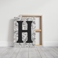 Botanical Letter H Monogram