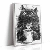 Cat After Too Much Coffee
