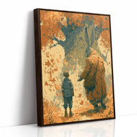 An Offered Hand, An Amber Wood