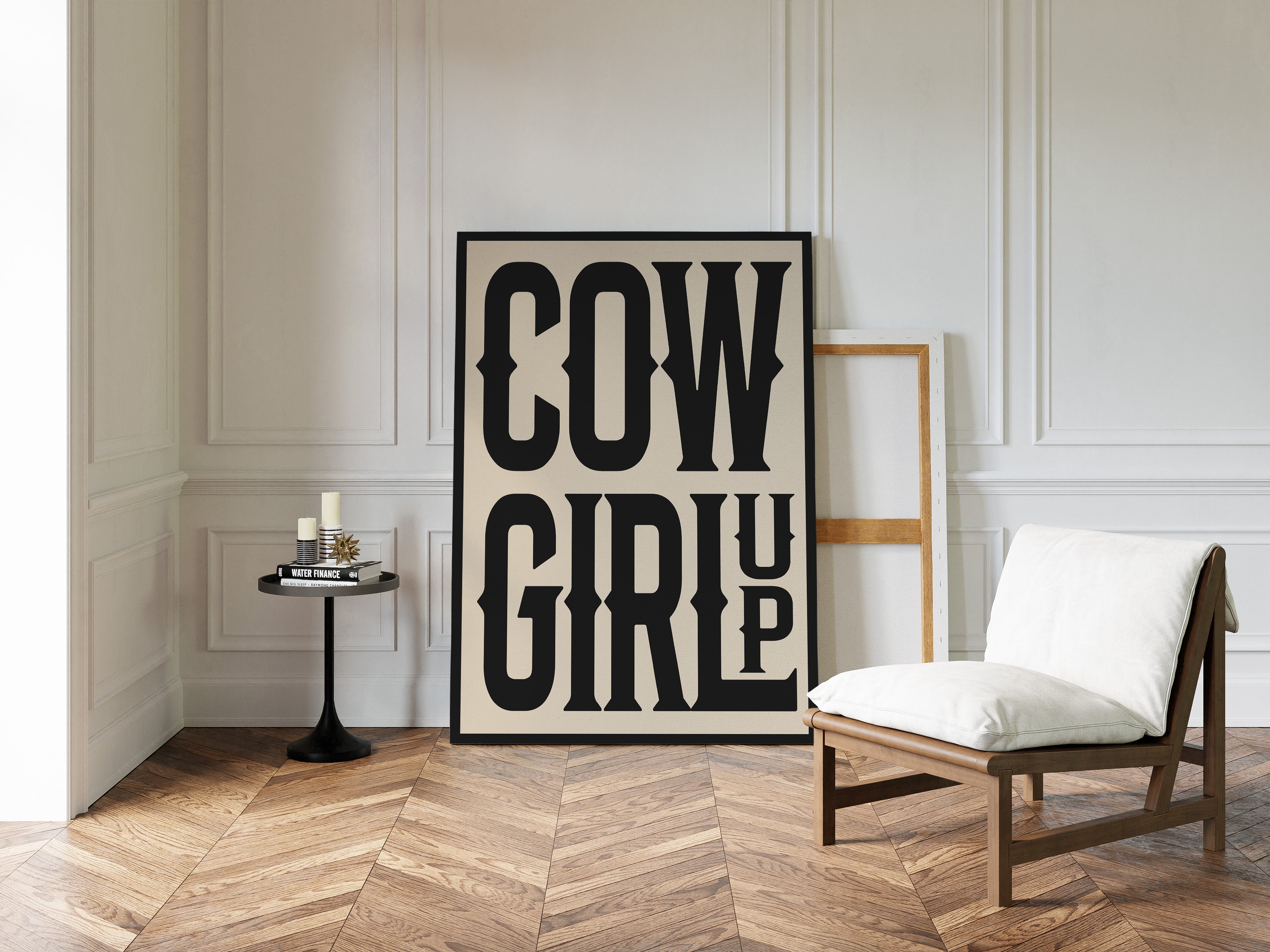 Cowgirl Up Bold Western Spirit Art