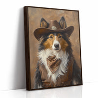 Rough Collie Sheriff of the High Plains