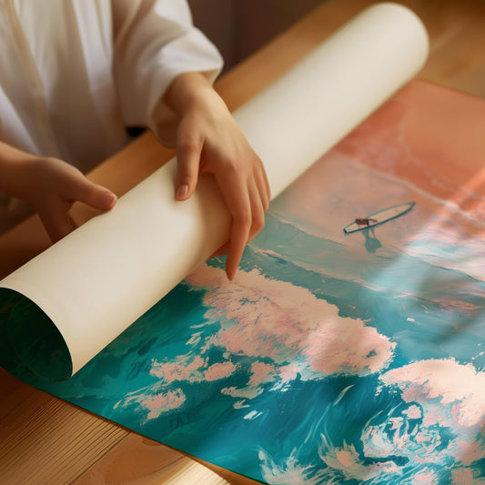 Surfers Chase Coral Tides
