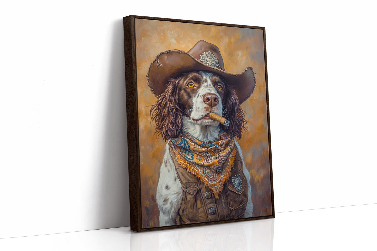 English Springer Spaniel Cowboy Sheriff