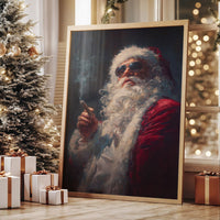 Rebel Claus Takes A Smoke Break