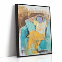 Sunlit Moments In Turquoise Room