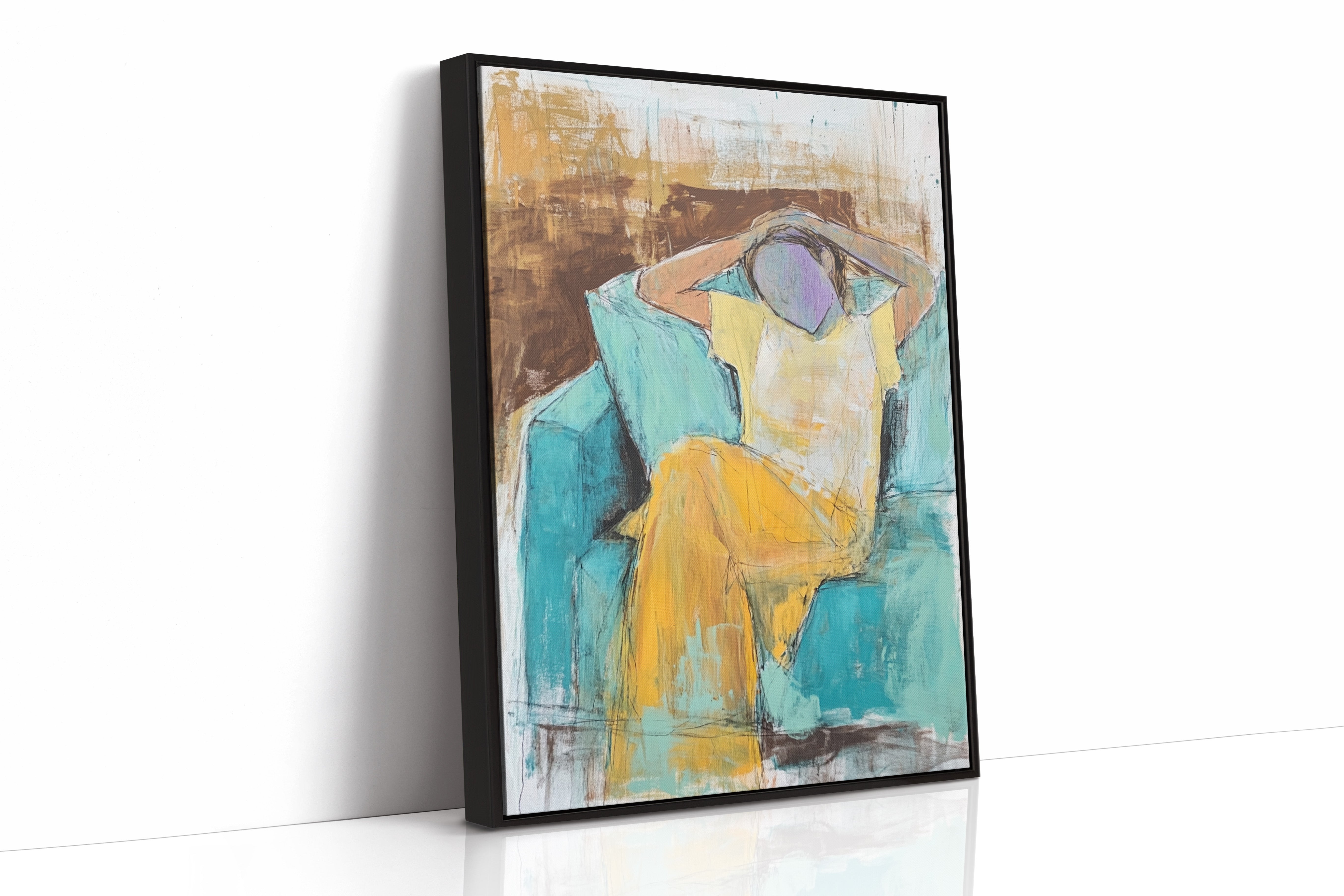 Sunlit Moments In Turquoise Room