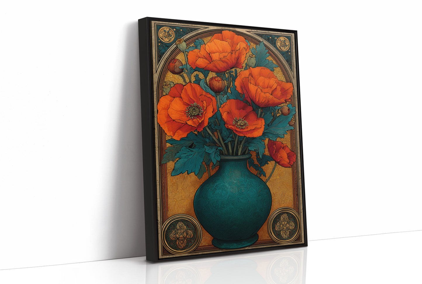 Poppies in the Gilded Room