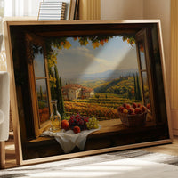 Autumn's Bounty Through Tuscan Windows
