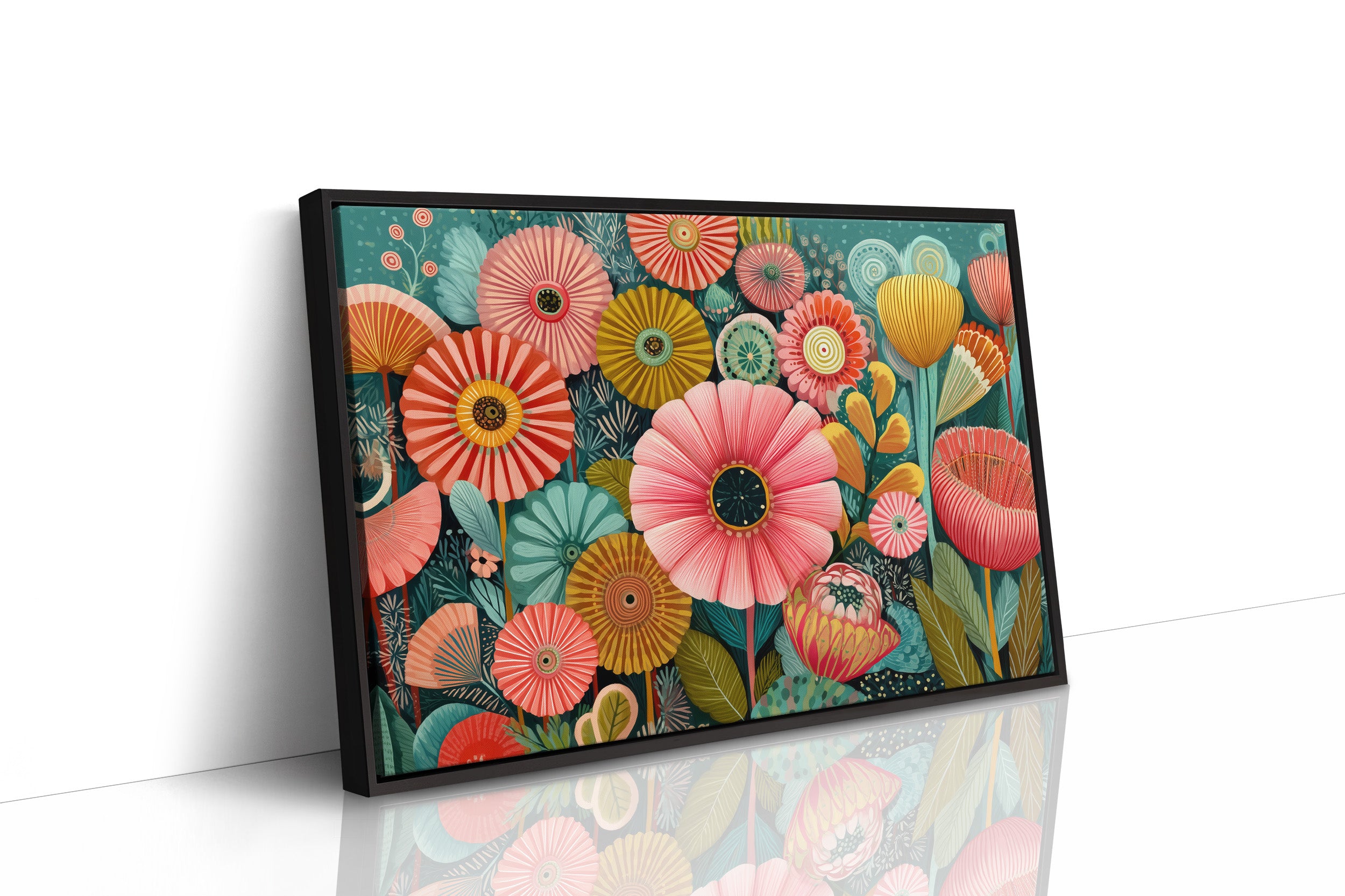 Coral Blooms Cast Golden Shadows