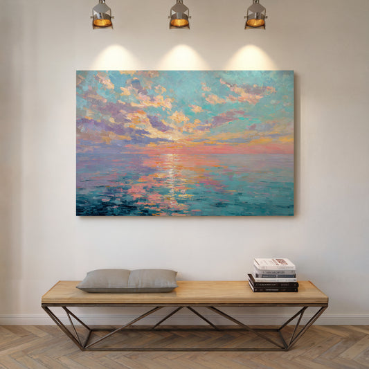 Ocean Light Paints The Morning Sky
