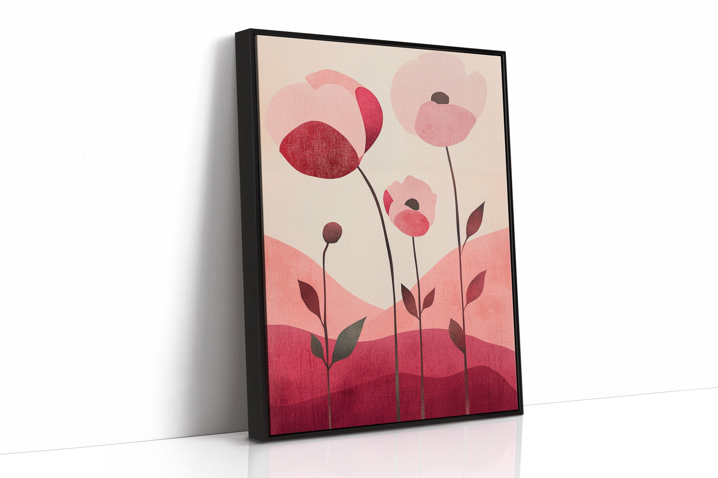 Pink Poppies Dance At Dawn