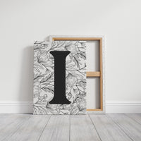 Botanical Letter I Monogram