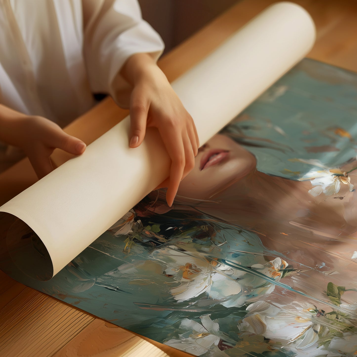 Where Petals Meet Quiet Light