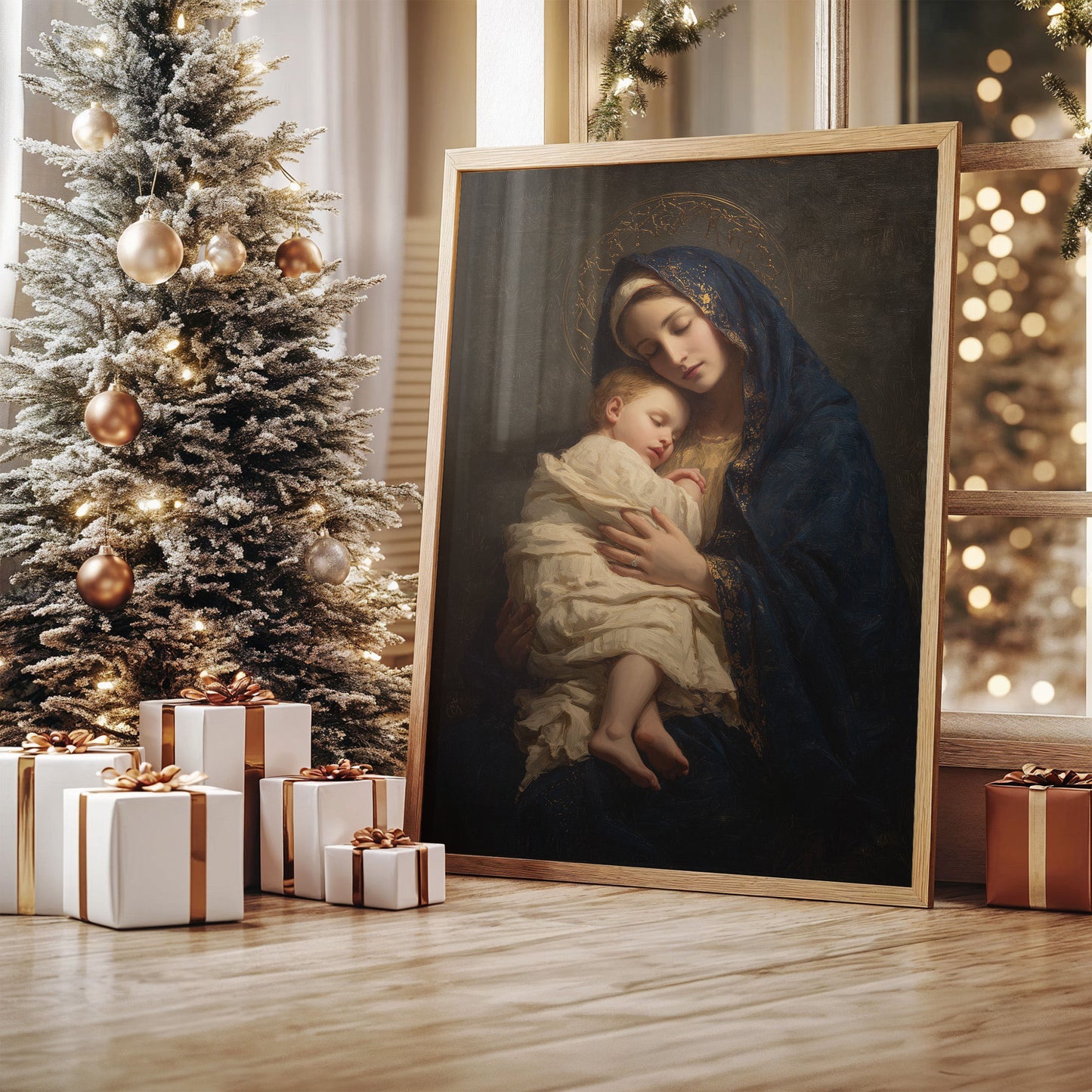 Sacred Light Fills Winter's Corner