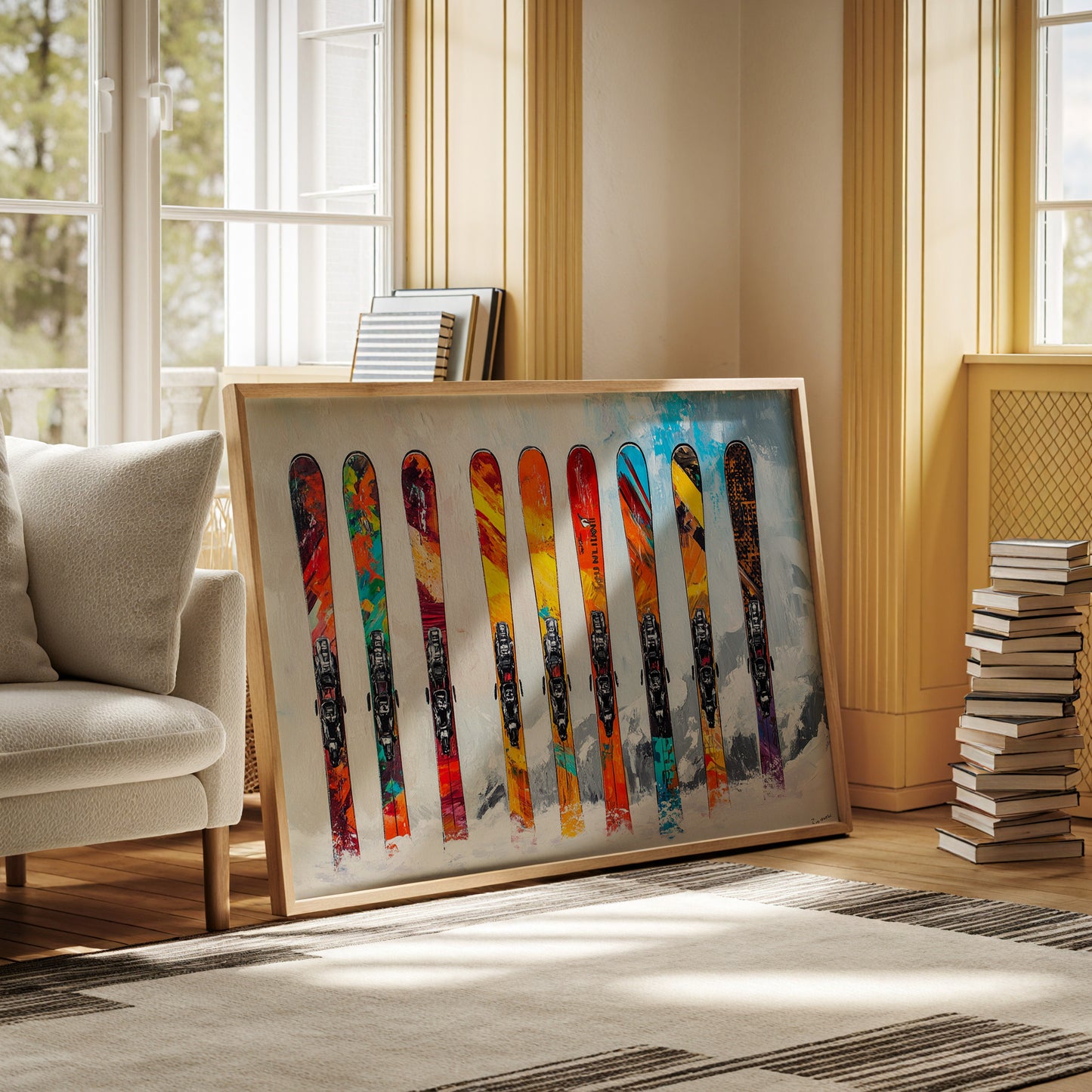 Mountain Colors Line Fresh Snow