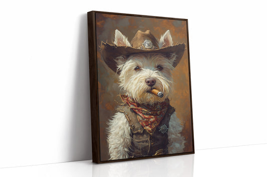 West Highland White Terrier Gunslinger