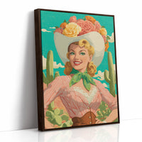 Desert Roses Bloom In Turquoise