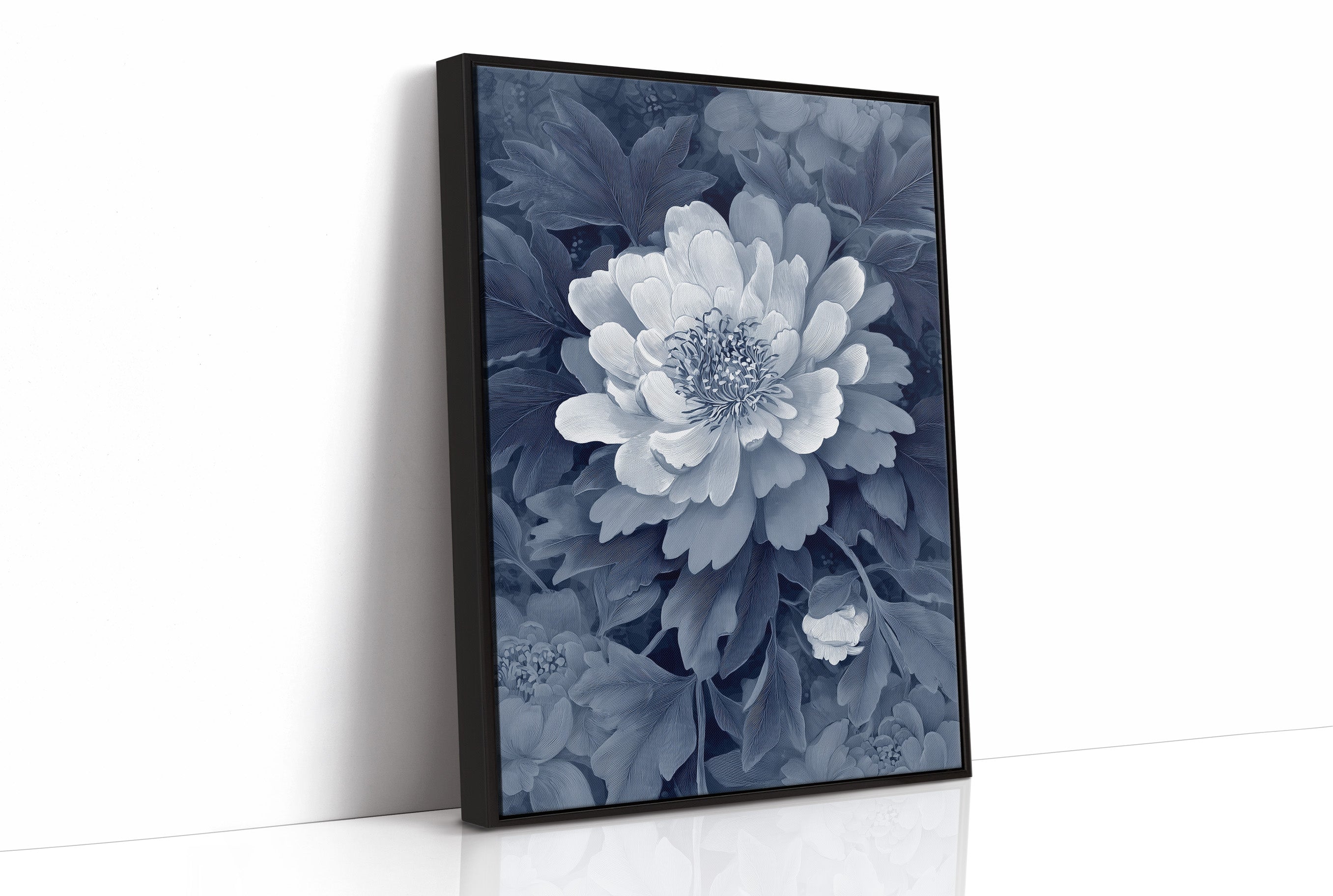 Every Petal In Blue Ink