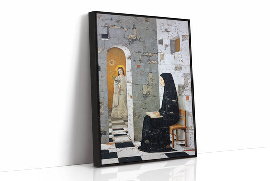 She Reads in Sacred Silence