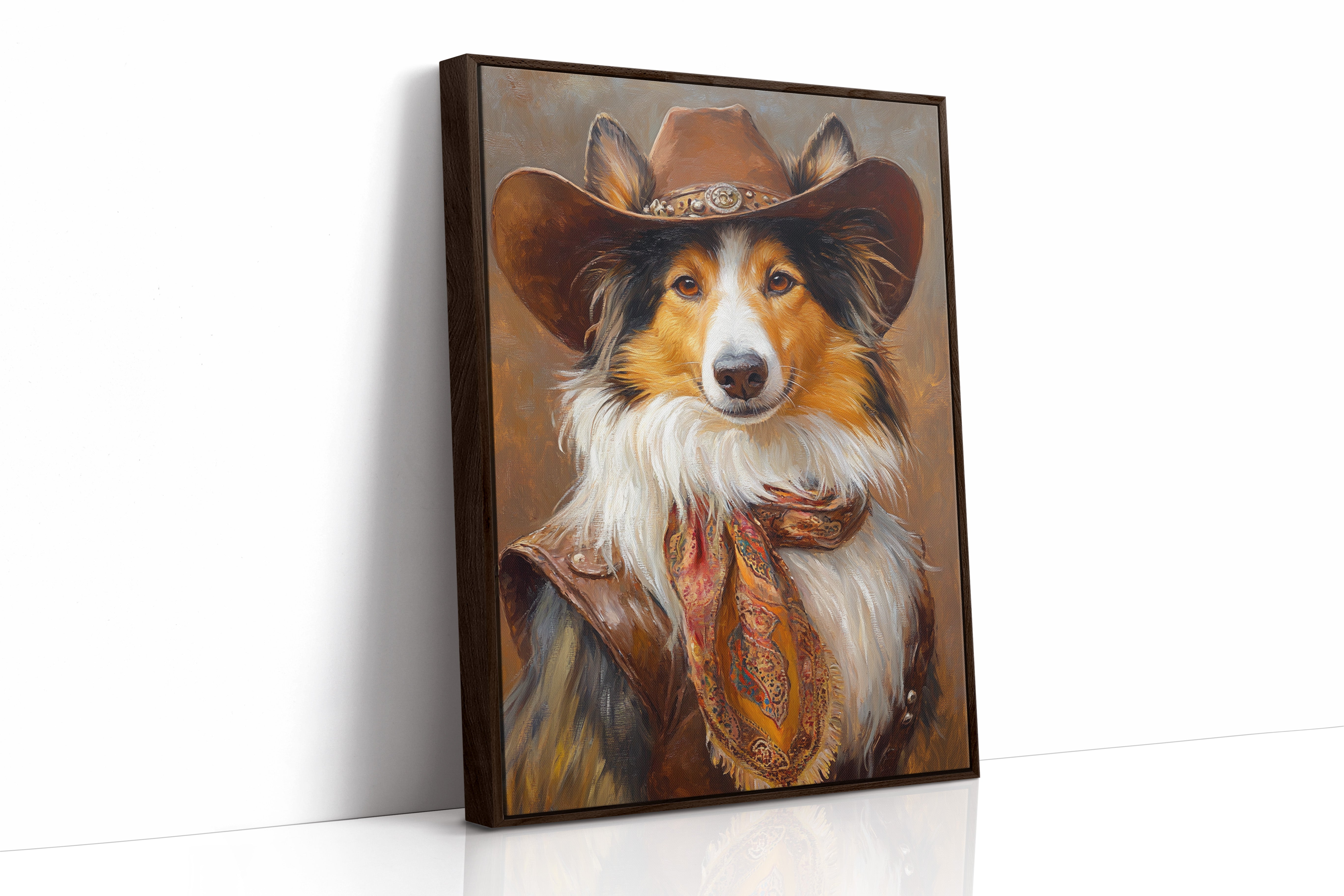 Rough Collie Sunset Wrangler