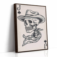 Cowboy Skull Deals Wild Cards