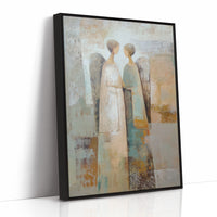 Two Angels Standing Close
