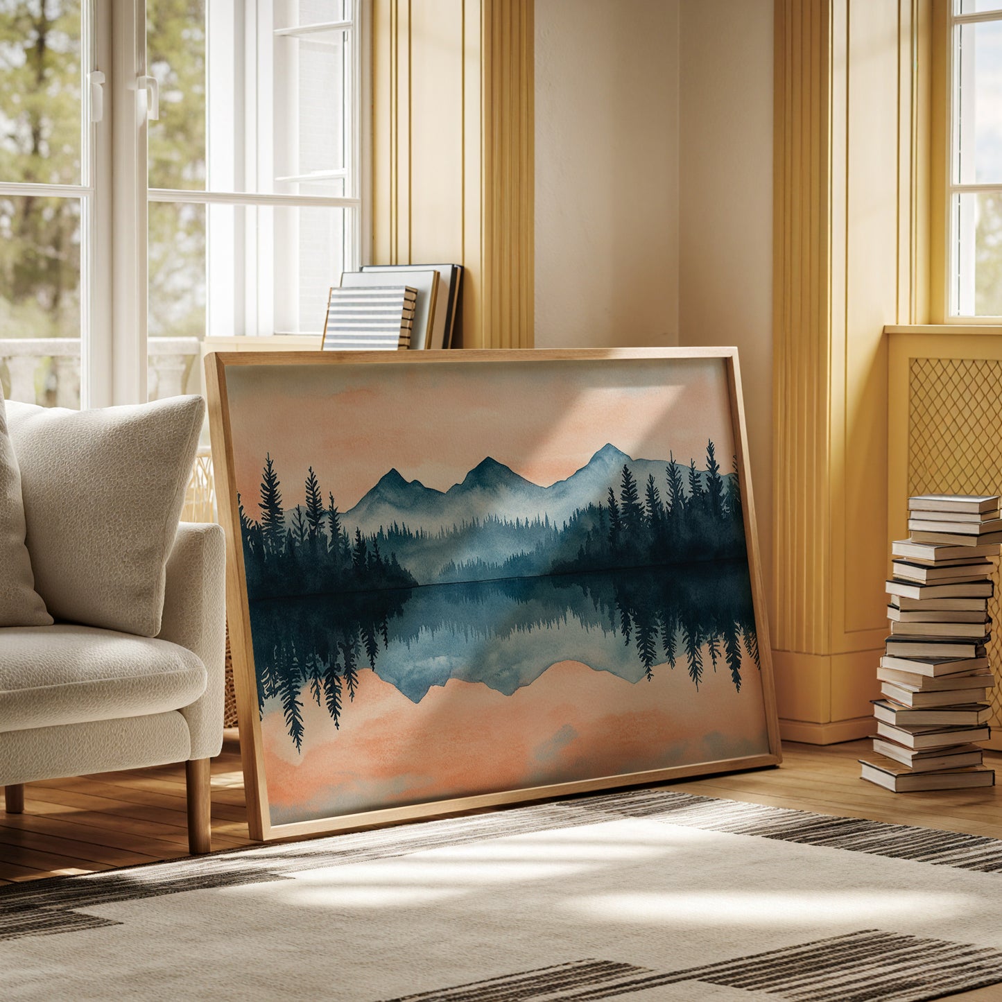 Dawn Mirrors Mountain's Ancient Song