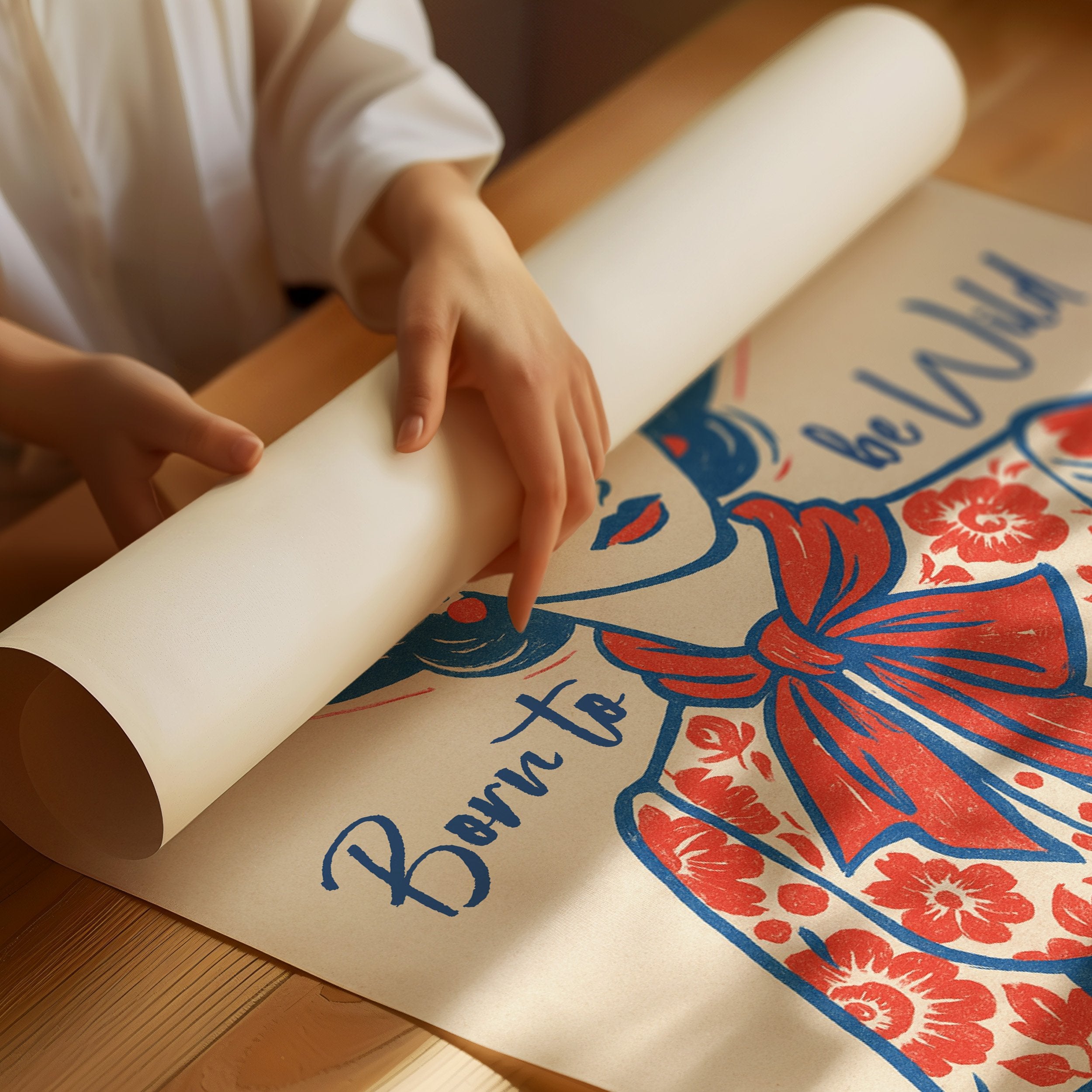 Prairie Queen Wears Coral Blooms