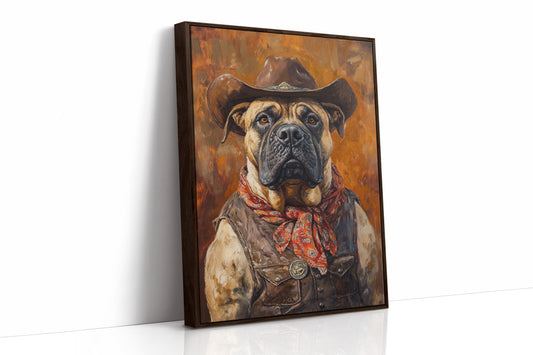 Bullmastiff Sheriff of the High Plains