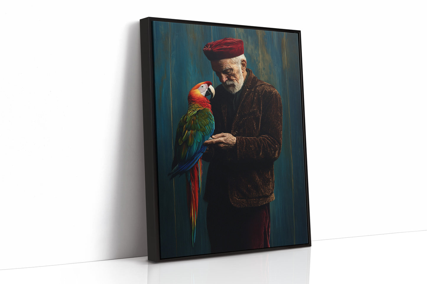 Vibrant Feathers Meet Velvet Evening