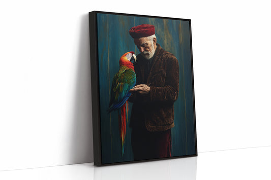 Vibrant Feathers Meet Velvet Evening
