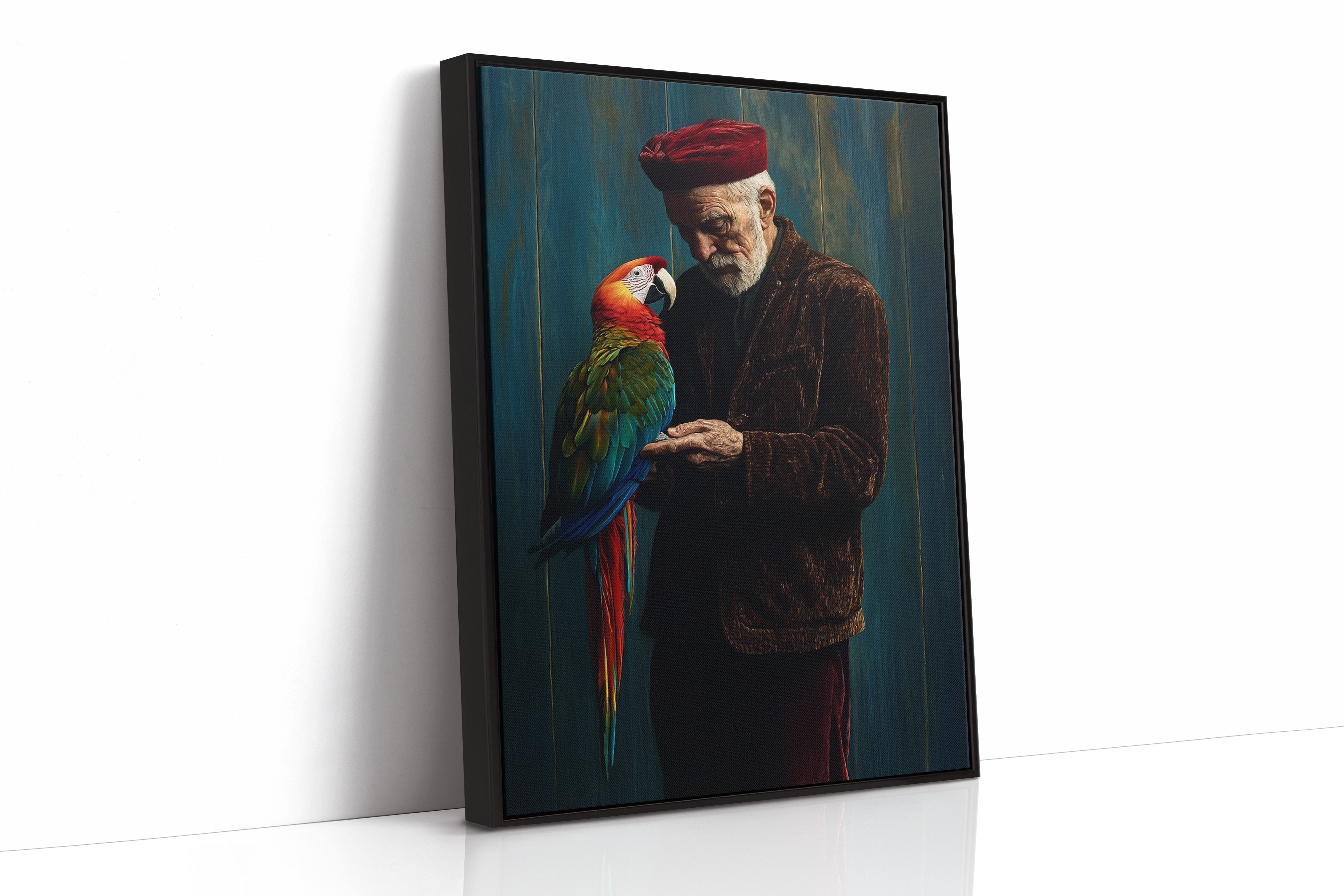 Vibrant Feathers Meet Velvet Evening