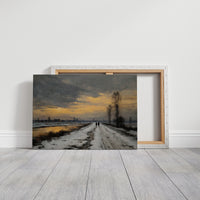 Frost Path To Golden Horizon