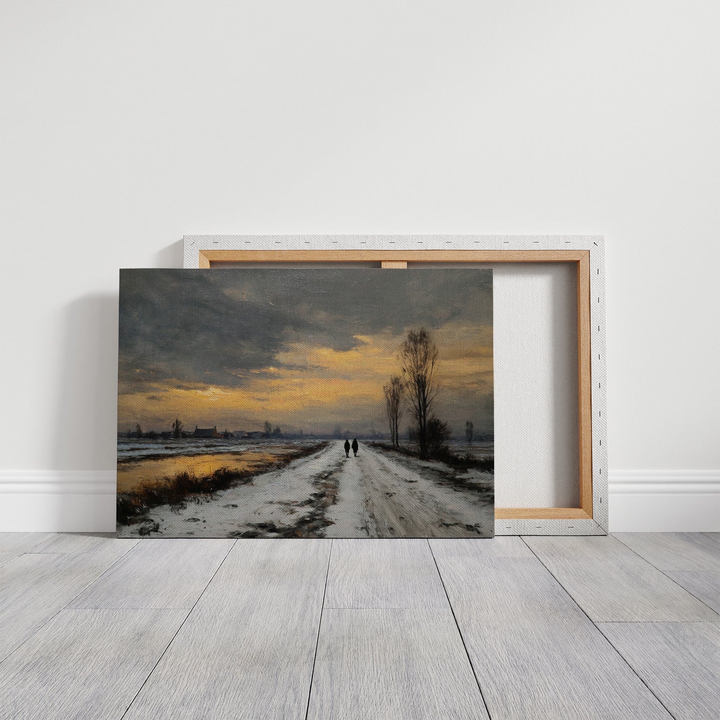 Frost Path To Golden Horizon