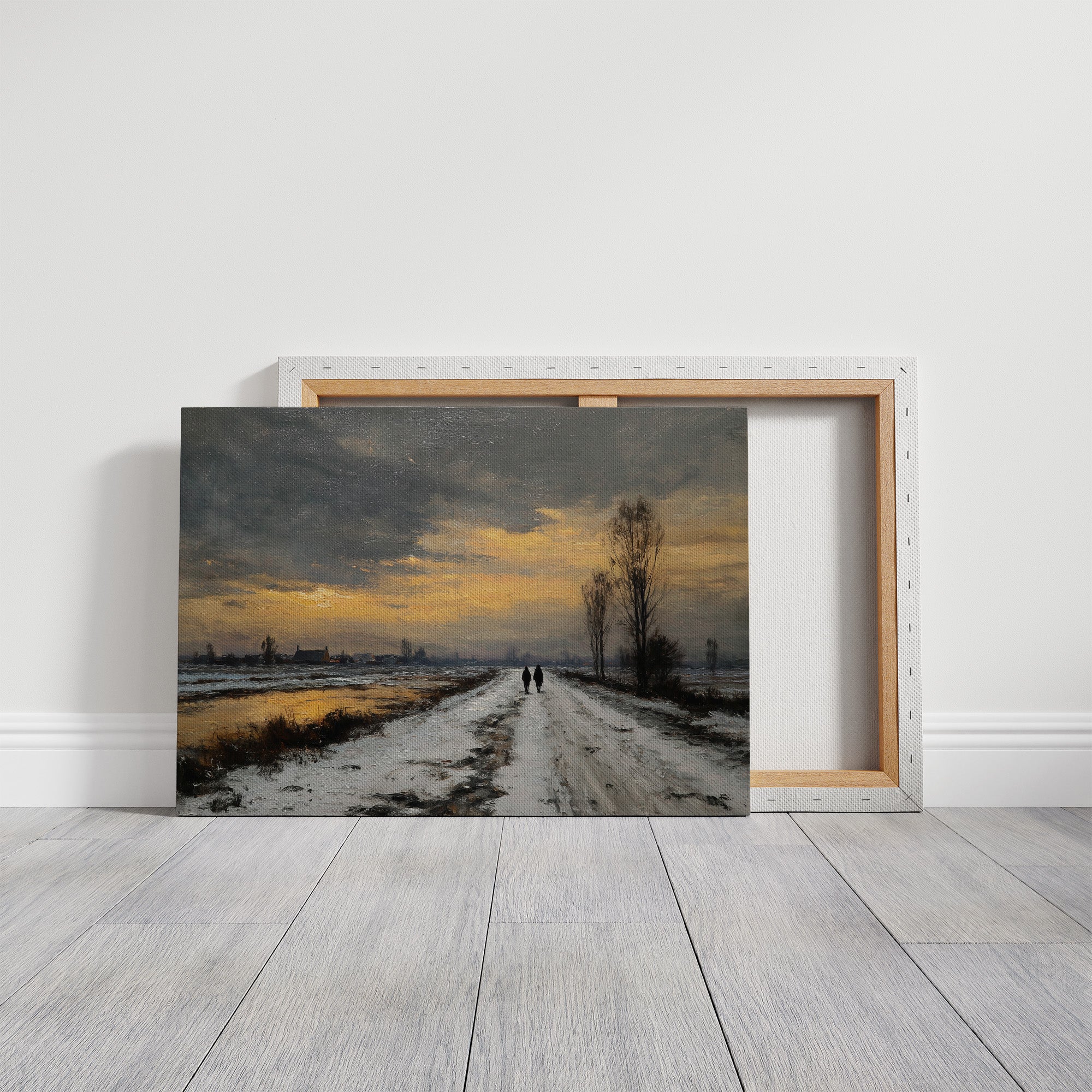 Frost Path To Golden Horizon