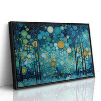 Fireflies Dance Through Midnight Forest