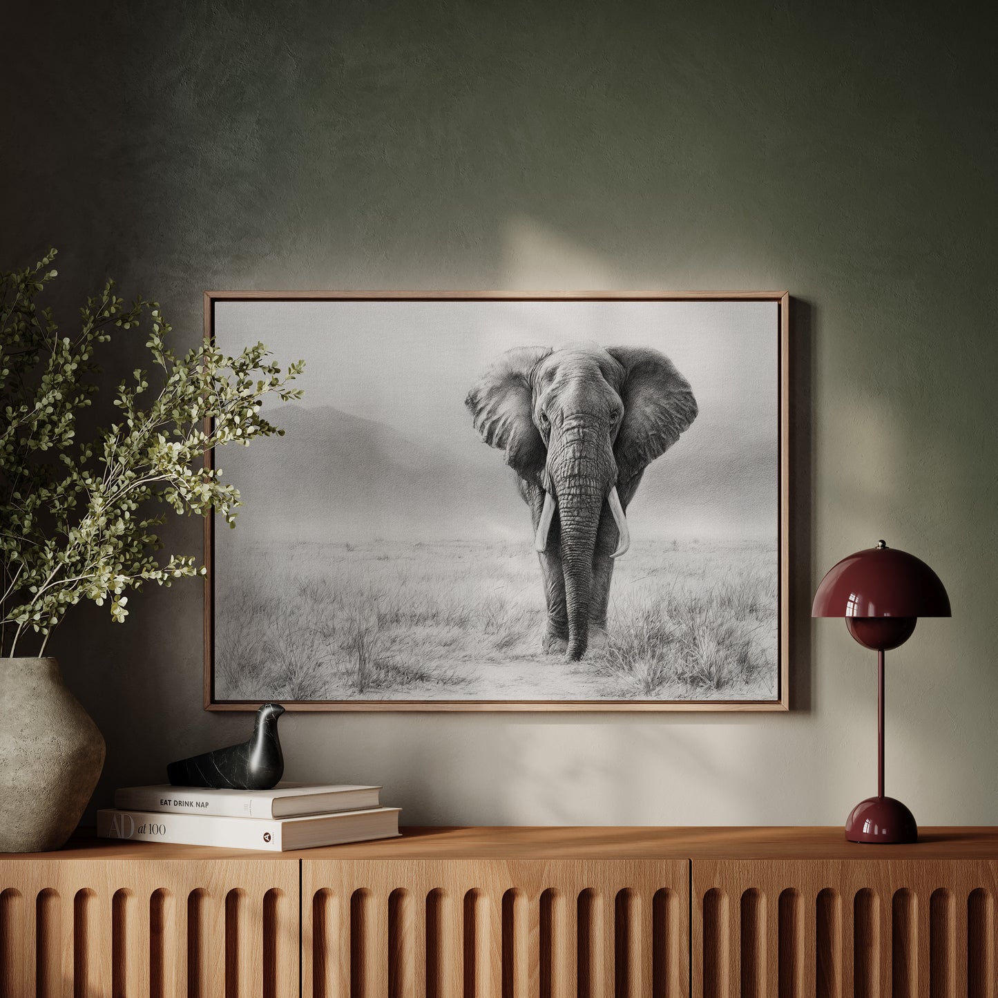 Wisdom Walks The Savanna Plains