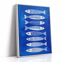 Cobalt Currents Harbor White Scales