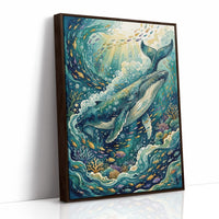 Ocean Giant: Watercolor Humpback Whale Study
