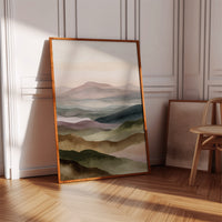 Mountains Breathe in Gentle Hues