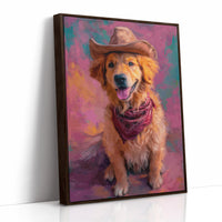 Ranch Dog Wears Sunset Colors