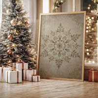 Frost Petals Dance In December Light