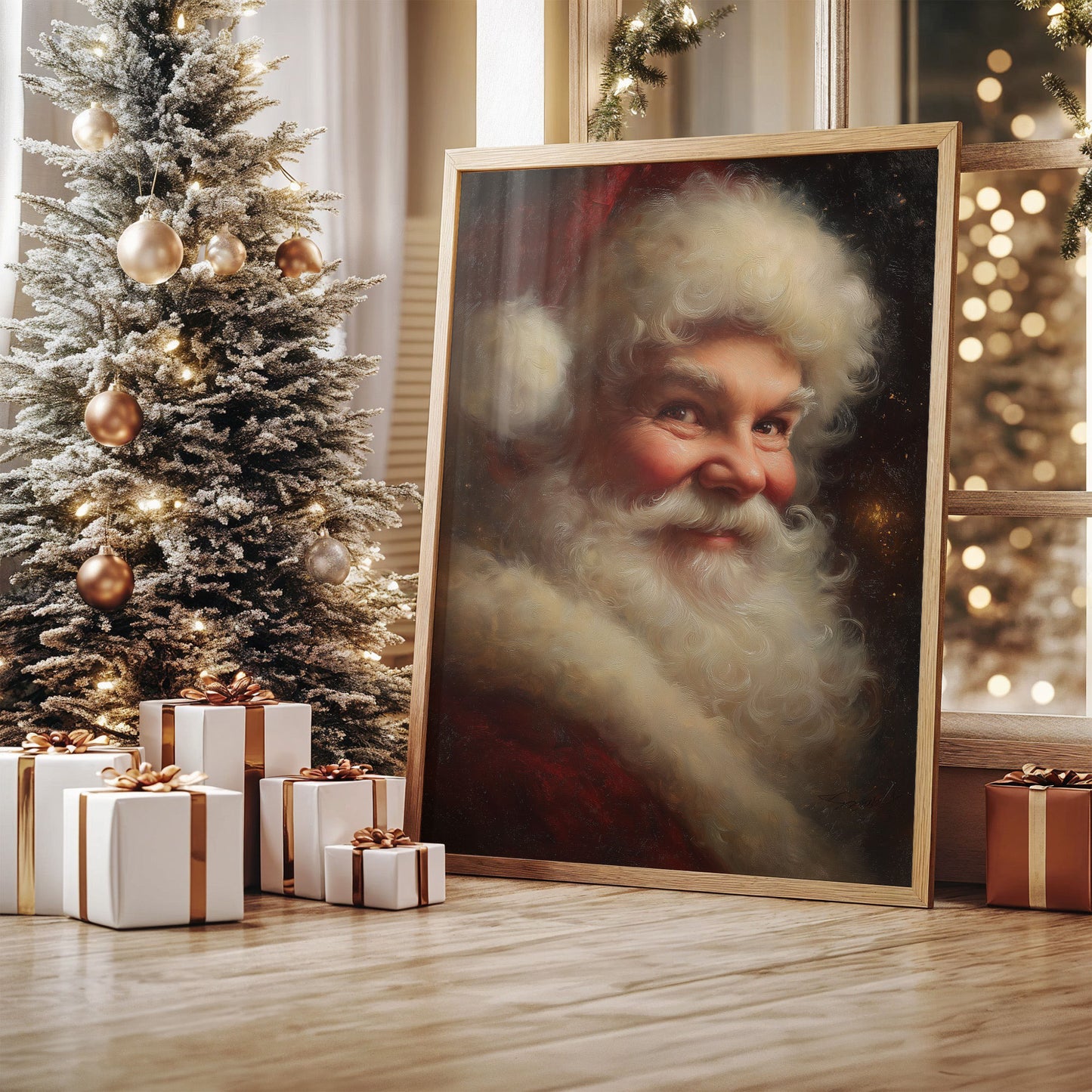 December Magic Glows In Portrait