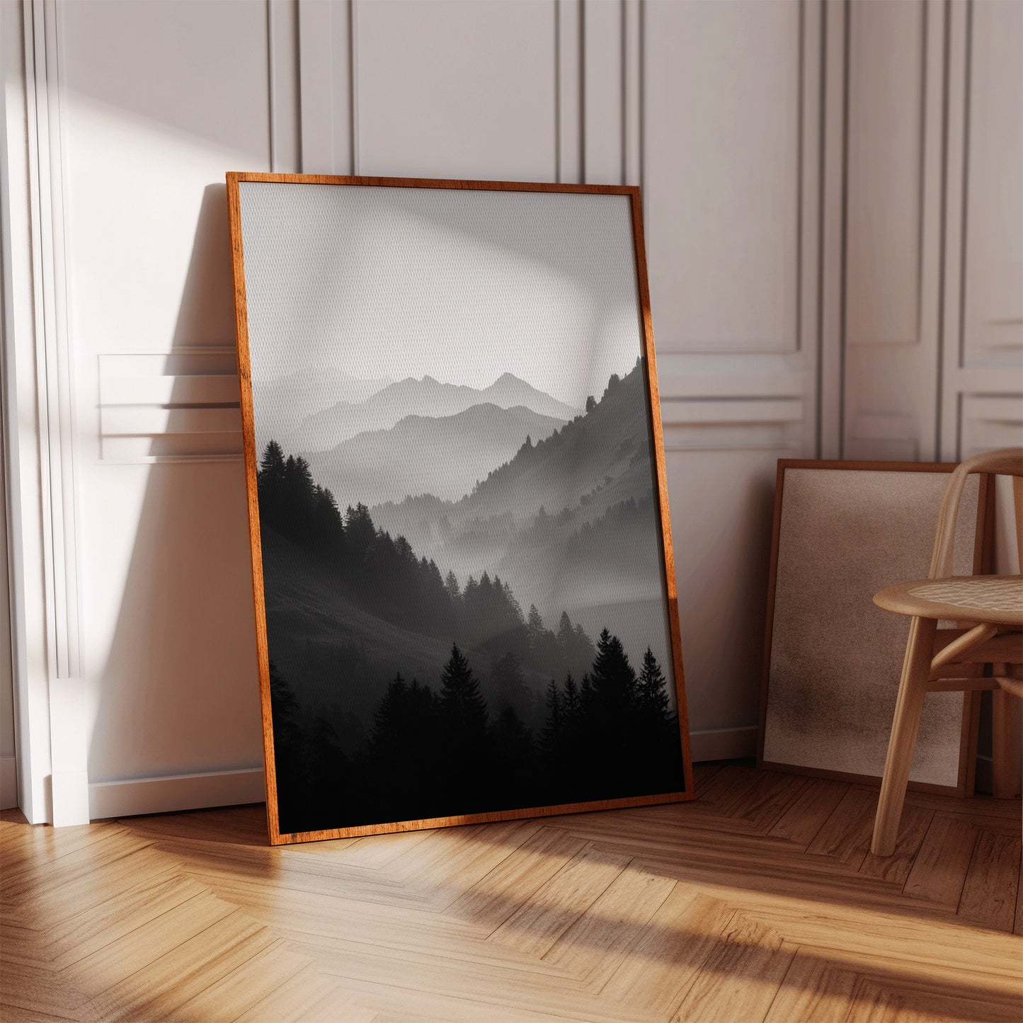 Veil of Mountains in Mist