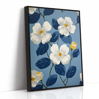 White Magnolias on a Blue Afternoon